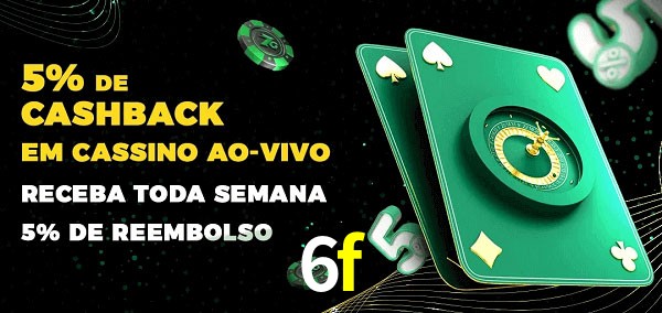 Promoções do cassino ao Vivo 6f